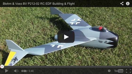 Blohm & Voss BV P212-02 RC EDF Building & Flight